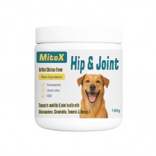 MitoX Hip & Joint Soft Chews for Dogs – Glucosamine, Chondroitin, MSM, Turmeric & Omega-3 – Supports Mobility & Joint Health – Grilled Chicken Flavor – 180g MitoX Hip & Joint Soft Chews for Dogs – Glucosamine, Chondroitin, MSM, Turmeric & Omega-3 – Supports Mobility & Joint Health – Grilled Chicken Flavor – 180g