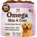Natural Dog Company Omega Chews for Dogs Skin and Coat Support with Salmon Oil and Fatty Acids, Helps Itchy Skin, Dryness, Shedding, Supports Joints, Heart,Immune System & Overall Health (180 cnt) Natural Dog Company Omega Chews for Dogs Skin and Coat Support with Salmon Oil and Fatty Acids, Helps Itchy Skin, Dryness, Shedding, Supports Joints, Heart,Immune System & Overall Health (180 cnt)