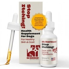 Oh Norman! Stop Itching by Kaley Cuoco, All-Natural Itch Relief Supplement for Dogs, Vet Nutritionist Approved,for All Life Stages and Breeds, 1 Fl Oz Oh Norman! Stop Itching by Kaley Cuoco, All-Natural Itch Relief Supplement for Dogs, Vet Nutritionist Approved,for All Life Stages and Breeds, 1 Fl Oz